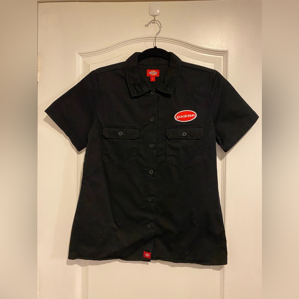 Dickies Black Button Down